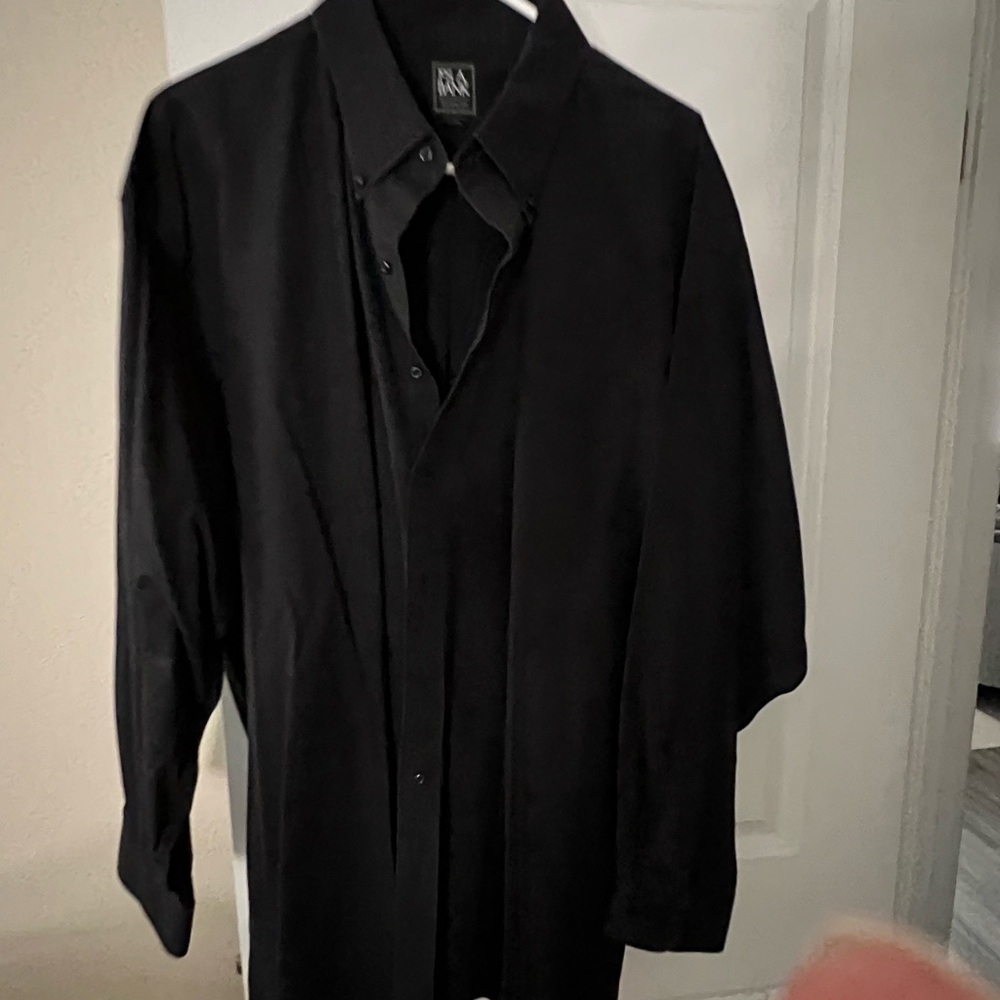 Jos.A.Bank Men's Black Dress Shirt